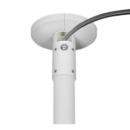 B-Tech CCTV Ceiling Mount with Tilt Adjustment, For A Tilted Flat Screen & Dome Camera, 1036mm, white