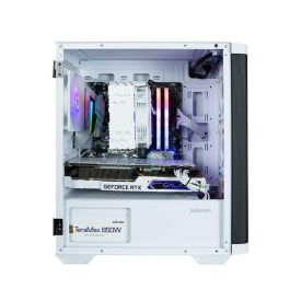 Zalman M4 WHITE Carcasa Mini Tower PC Negro/Blanco, Compatible Micro-ATX/Mini-ITX con Ventana Lateral y Panel Vidrio Templado
