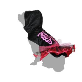 Disfraz Mascota Esqueleto Rosa Talla S Halloween Polyester
