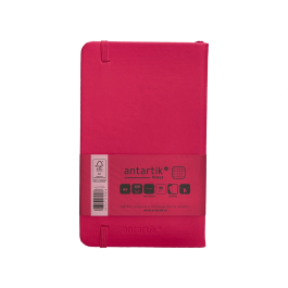 Antartik Cuaderno A6 Tapa Dura Burdeos Hojas Cuadriculadas 100 Hojas 80gr FSC