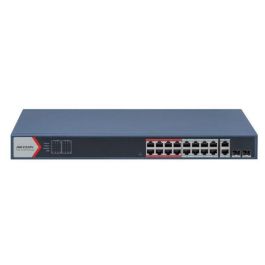 Hikvision Switch PoE Smart Managed 16 puertos Fast Ethernet con reconocimiento de dispositivos IP y topología de sistema Precio: 215.50000054. SKU: B13HBLTFYJ
