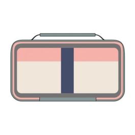 NEVERA / BOLSA ISOTERMICA PORTA ALIMENTOS MILÁN TERRAZO GREEN COLOR VERDE Y ROSA - 1 RECIPIENTE - CAPACIDAD 1.5L - BOLSILLO INTERIOR CON CREMALLERA