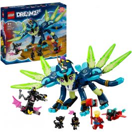 LEGO 71476 DREAMZzz Zoey y Zian el Gato-Búho, Juego de Construcción, 437 Piezas, Edad 9+ Plástico, Multicolor