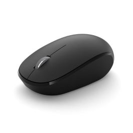 Microsoft Mouse Inalámbrico Bluetooth 5.0 Negro Mate con Diseño Compacto y Ergonómico 3 Botones y Rueda Desplazamiento para PC