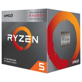 AMD Ryzen 5-3400G YD3400C5FHBOX Procesador 3.70GHz Socket AM4 con Gráficos Radeon RX Vega 11, 4 Núcleos, 8 Hilos Precio: 73.94999942. SKU: B1KNTJ8T68