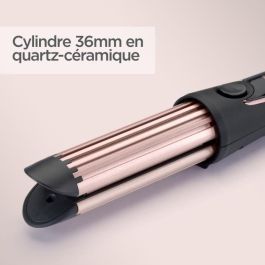 Babyliss C112E Rizador de Pelo Curl Styler Luxe con Cilindro Ranurado, Placas de Cerámica, Tecnología de Aire Fresco, Gran Diámetro