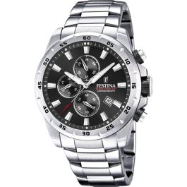 Reloj Hombre Festina F20463/4 Negro Plateado Precio: 190.50000057. SKU: B1DCGFRNBX