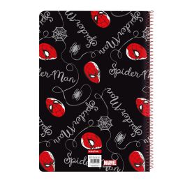 Libreta folio 80 h. tapas duras spider-man "hero" 21,5x31x1