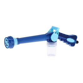Premium Parts Pistola de Riego, 8 Funciones con Depósito para Jabón y Conexión Rápida, 13x41x5 cm