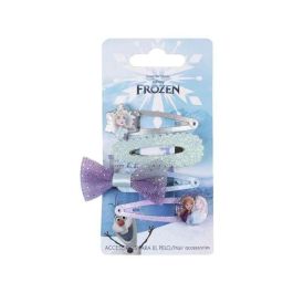 Accesorios pelo clips 4 piezas frozen 6.5 x 12.5 x 1.0 cm