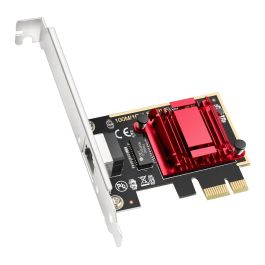 Cudy Tarjeta de Red PCI Express 2.5 Gbps PE25 Adaptador LAN Cableado