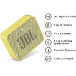 Altavoz con Bluetooth JBL GO 2/ 3W/ 1.0/ Amarillo