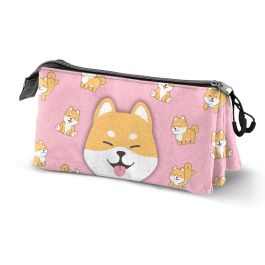 Oh My Pop Estuche Portatodo Triple Shiba Rosa con 3 Compartimentos, Material Ripstop Repelente a Líquidos, ideal para Lápices Precio: 11.49999972. SKU: B1EY5LHS8L