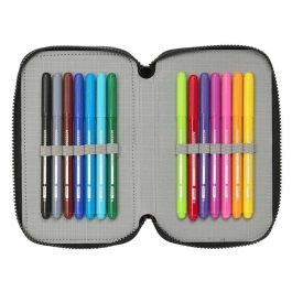 Plumier Escolar Safta Triple 36 Piezas Tortugas Ninja 195x125x55 mm Plumier Escolar Safta Triple 36 Piezas Tortugas Ninja 195x125x55 mm