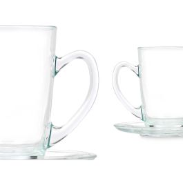 Taza Vidrio Cafe Con Leche 200Ml Con Plato Vivalto 10CM (24 Unidades) Taza Vidrio Cafe Con Leche 200Ml Con Plato Vivalto 10CM (24 Unidades)