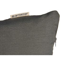 Giftdecor Funda Cojín con Cremallera 60x60 cm Antracita - Poliéster y Algodón (24 Unidades) Giftdecor Funda Cojín con Cremallera 60x60 cm Antracita - Poliéster y Algodón (24 Unidades)