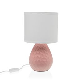 Lámpara de mesa Versa Rosa Blanco Cerámica 40 W 15,5 x 27,5 cm Precio: 15.49999957. SKU: B1GM76YSBL