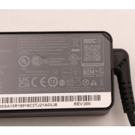 Lenovo USB-C laptop AC adapter, 45W output, supports PD 3.0, 2-pin design, compatible with Lenovo laptops. Lenovo USB-C laptop AC adapter, 45W output, supports PD 3.0, 2-pin design, compatible with Lenovo laptops.