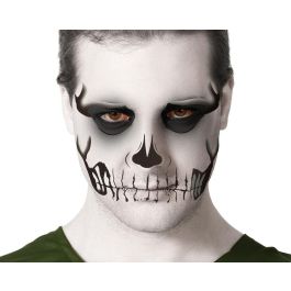 Tatuaje Facial Calavera Negra Sombras Detalles Piel Halloween Precio: 0.8833. SKU: B15T7BBLV9