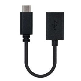 Nanocable 10.01.2400 Cable USB 2.0 Tipo-C Macho a USB-A Hembra OTG Negro 15cm, Carga 3A, 480Mbps, Thunderbolt 3 Precio: 5.50000055. SKU: S0228123