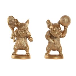 DKD Home Decor Figura Moderno Resina Dorado Bulldog 13 x 27 x 16.5 cm (2 Unidades) Precio: 43.49999973. SKU: B15BKAXXQA
