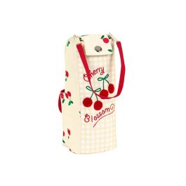 Estuche Escolar Safta Cherry Beige (6 x 21 x 6 cm)