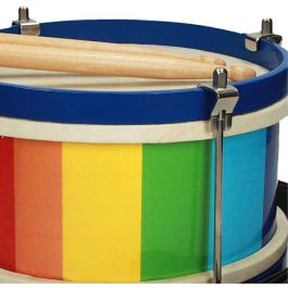 Reig Tambor De Madera, Tensores Metálicos para Niños a Partir de 3 Años