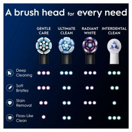 Cabezal de Recambio Oral-B IO RBSBF-3 3UD Negro