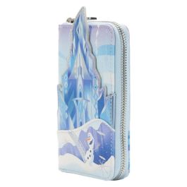Loungefly Cartera Disney Frozen Castillo Elsa Cuero Vegano Ranuras para Tarjetas