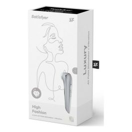 Succionador de Clítoris Satisfyer Luxury High Fashion Plateado Succionador de Clítoris Satisfyer Luxury High Fashion Plateado
