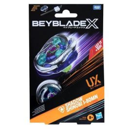 Hasbro HASG1539ES0 Beyblade X Starter Pack Shadow Shinobi 1-80MN UX con peonza de defensa y lanzador, para niños a partir de 8 años