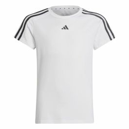 Camiseta de Manga Corta Unisex Adidas Training Essentials 3S Blanco Precio: 25.5794. SKU: B1ENEW5K4H