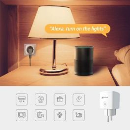 Enchufe Inteligente Ezviz T30-10B-EU Wi-Fi 10 A Enchufe Inteligente Ezviz T30-10B-EU Wi-Fi 10 A