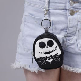 Disney Pesadilla Antes de Navidad Jack Skellington Llavero Mini Mochila 3D con Cremallera y Llavero de Langosta Nightmare Before Christmas