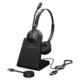 Jabra Auriculares Inalámbricos Engage 55 SE Stereo Link400a UC con Estación de Carga, Binaurales para Oficina/Centro de Llamadas, Color Negro Precio: 285.79000043. SKU: B1HXEHY3MR