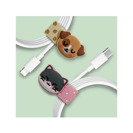Mr. Wonderful Organizadores de Cable Pets Pack de 2 Unidades