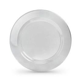 Algon Set 4 Platos Transparentes de Plástico (PS) 23 cm (24 Unidades)