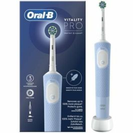 Oral-B VITALITY PRO AZUL Cepillo de Dientes Eléctrico Recargable con 3 Modos (Limpieza Diaria, Sensible, Sensible Plus) - 1 Unidad