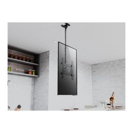 EQUIP Soporte TV Techo 650321 para Pantallas de 32"-70", 50kg, Negro, Inclinable