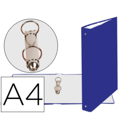 Exacompta Carpeta de 2 Anillas 30mm Redondas DIN A4 Cartón Forrado Azul 40mm Lomo Precio: 2.98999954. SKU: B1HKLLMJ36