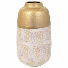 Jarrón Alexandra House Living Oro Cerámica 15 x 28 x 15 cm Precio: 28.49999999. SKU: B17GMQHJ5L