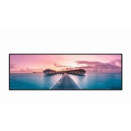 DKD Home Decor Cuadro Decorativo Mural Puesta de Sol Mediterráneo Multicolor de Lienzo con Marco PS 140x45x3.5 cm (Set de 2 Unidades) Precio: 32.42316. SKU: B1EGCYTKED