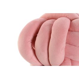 DKD Home Decor Cojin Chic Rosa 27 x 27 cm (2 Unidades) 1c24