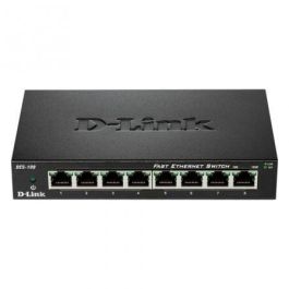 D-Link Switch 8 Puertos Fast Ethernet DES-108, Plug and Play, D-Link Green, QoS, Sin Ventilador Precio: 29.49999965. SKU: S55100787