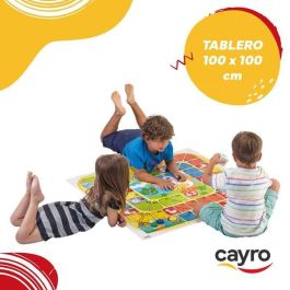 Cayro Juego de la Oca Gigante para Suelo 100x100 cm, Plástico, +2 Jugadores, Edad Mínima 3 Años