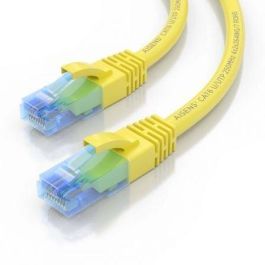 AISENS - CABLE DE RED LATIGUILLO RJ45 CAT.6 UTP AWG26 CCA, AMARILLO, 1.0M