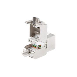 Lanberg KSF7-2000 Conector Keystone Cat.7 FTP RJ-45, Blindaje F/UTP, Certificado EN 50173-1:2011
