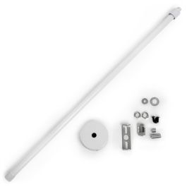 Barra Suspensión Extensible Carril Focos LED 50 ► 100Cm - Blanco Barra Suspensión Extensible Carril Focos LED 50 ► 100Cm - Blanco