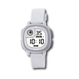 G&B TIME Reloj LCD Cadete Cuadrado Curvo con Luz LED Blanca, Referencia: c/e