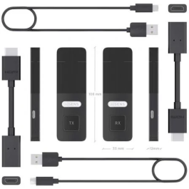 AISENS - HDMI INALAMBRICO 1080P 30M, NEGRO